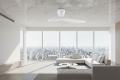 Angled 54 Inch Nordic Ceiling Fan with Remote Control