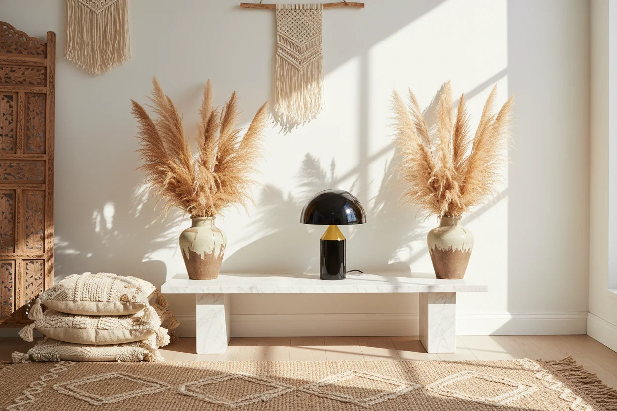 Atollo Mushroom Table Lamp – Italian Designer Bedside Light