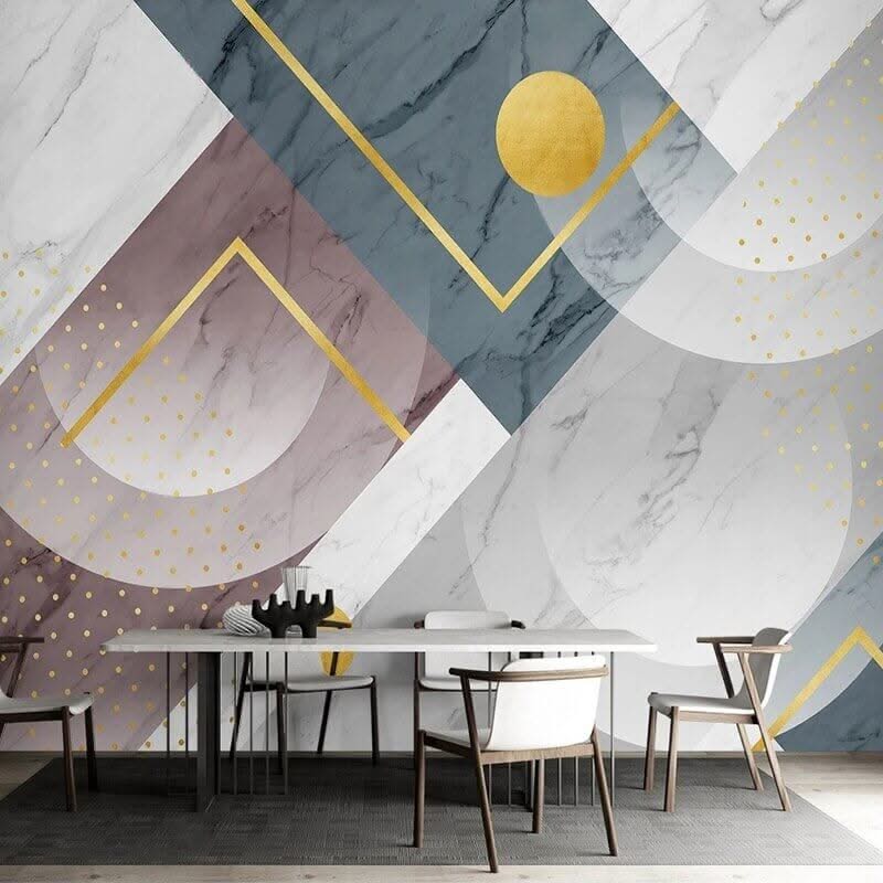 3D Jazz White Light Geometric Wallpaper for Home Wall Decor