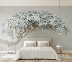 Elegant 3D Tree Wallpaper Mural