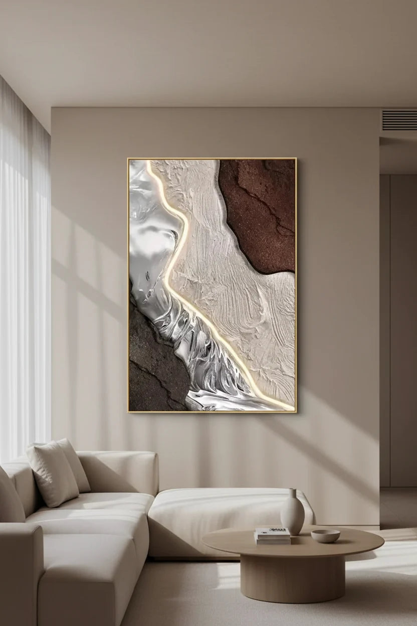 Abstract River LED Wall Lamp – Modern Art Light Fixture