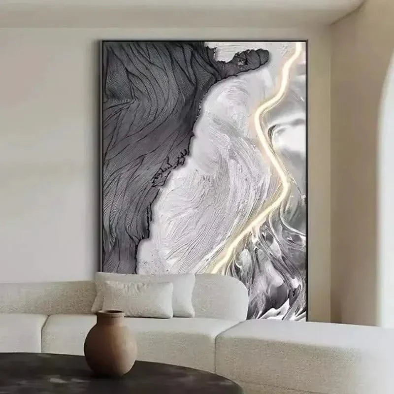 Abstract River LED Wall Lamp – Modern Art Light Fixture
