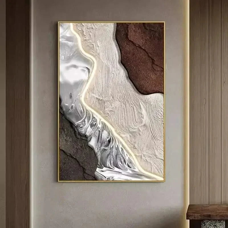 Abstract River LED Wall Lamp – Modern Art Light Fixture