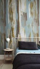Abstract Brushed Down Wallpaper Mural