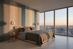 Abstract Cross Stitch Pattern Wallpaper Mural