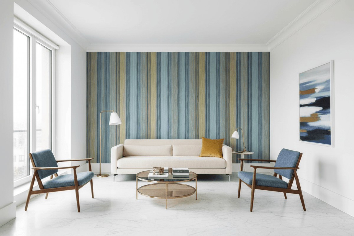 Abstract In the line Wallpaper Mural