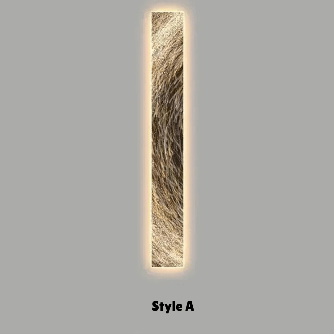 Abstract LED Indoor Panel Wall Lamp