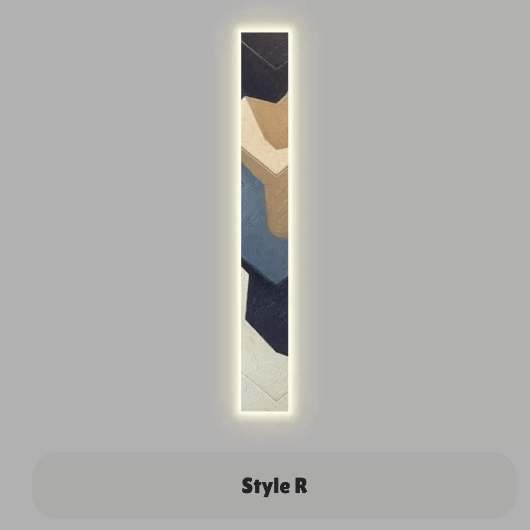 Abstract LED Indoor Panel Wall Lamp