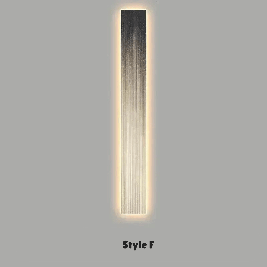 Abstract LED Indoor Panel Wall Lamp