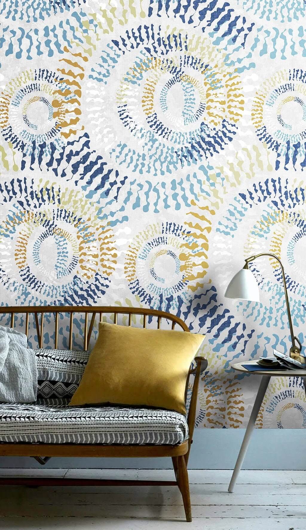 Abstract Sponge Pattern Wallpaper Mural