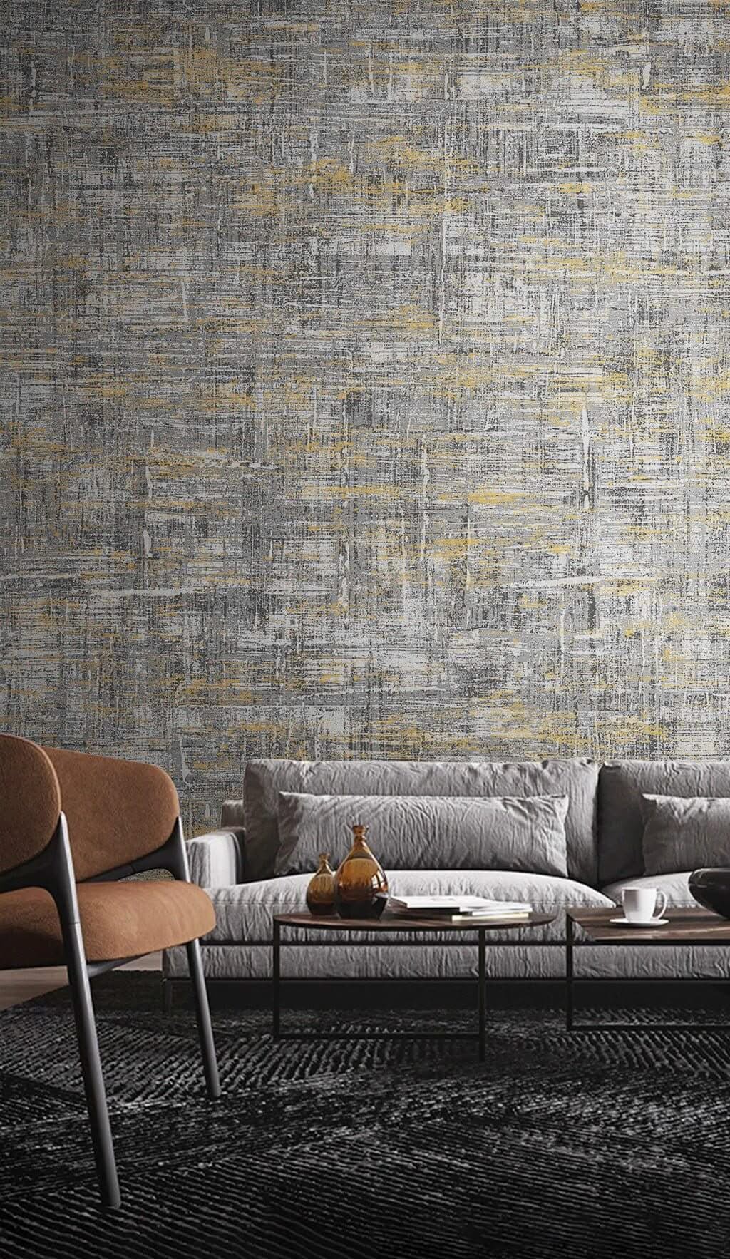 Abstract Stitched Wall Wallpaper Mural