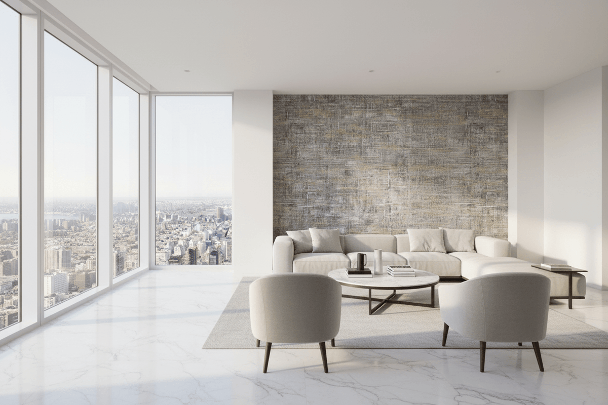 Abstract Stitched Wall Wallpaper Mural
