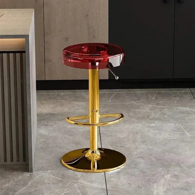 Acrylic High-End Kitchen Island Counter bar Stool