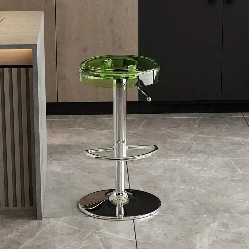 Acrylic High-End Kitchen Island Counter bar Stool