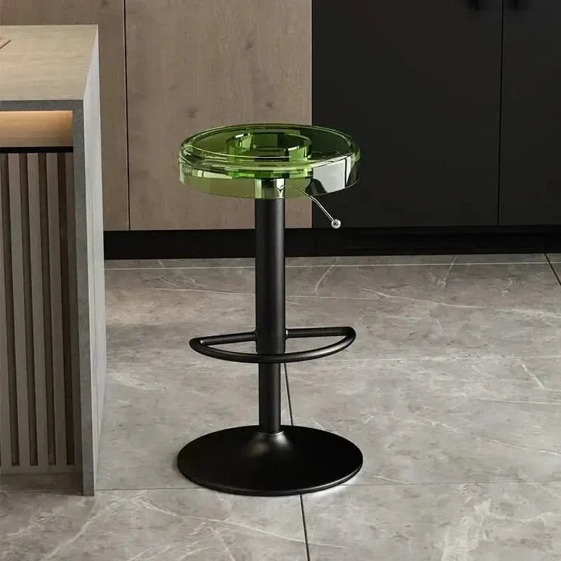 Acrylic High-End Kitchen Island Counter bar Stool