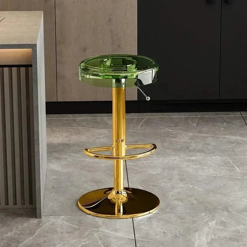 Acrylic High-End Kitchen Island Counter bar Stool