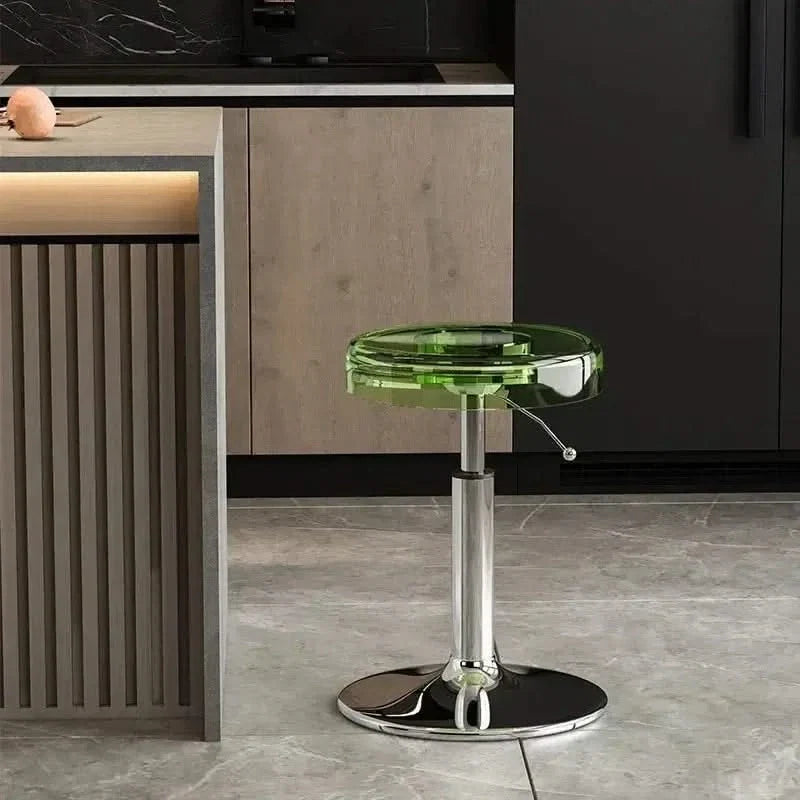 Acrylic High-End Kitchen Island Counter bar Stool