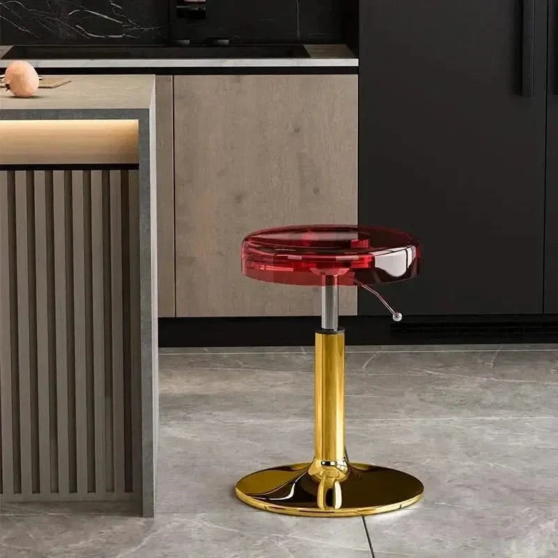 Acrylic High-End Kitchen Island Counter bar Stool