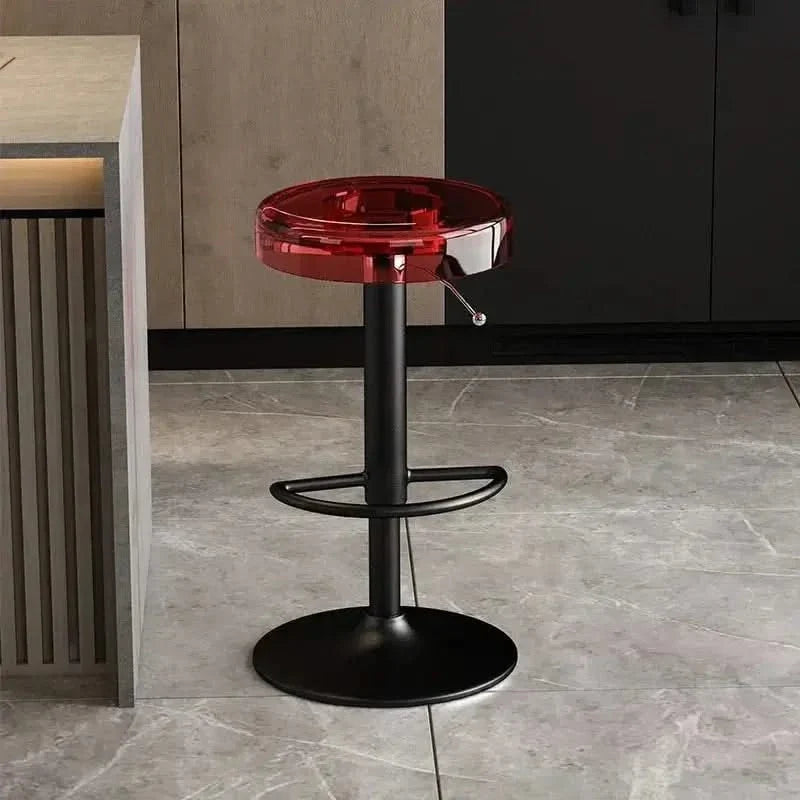 Acrylic High-End Kitchen Island Counter bar Stool