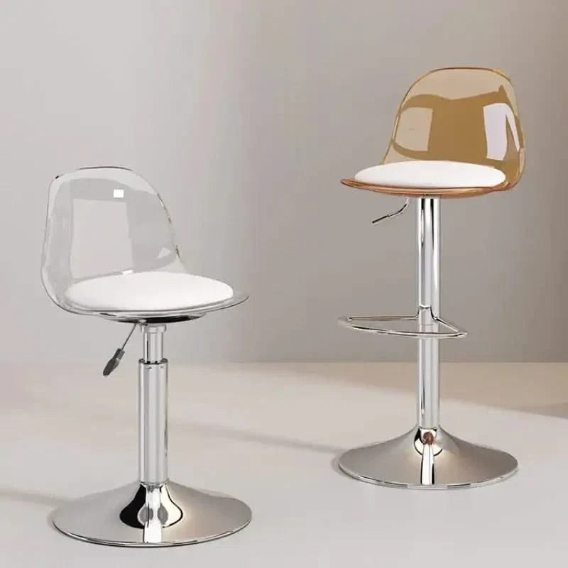 Acrylic Reception Bar Stools for Kitchen Counter