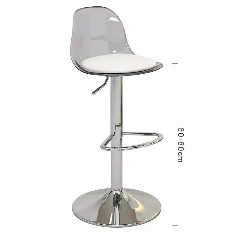 Acrylic Reception Bar Stools for Kitchen Counter