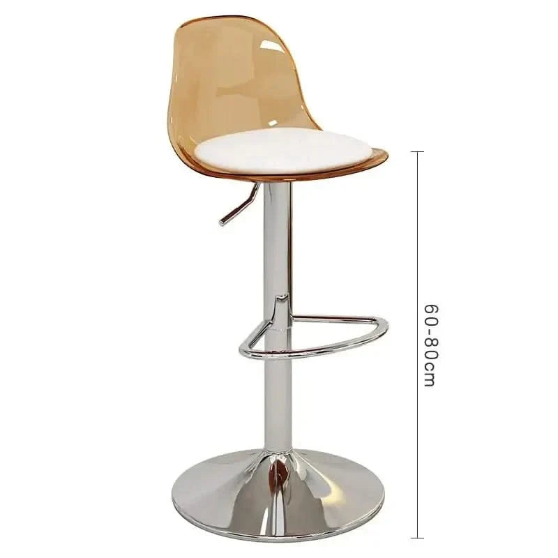 Acrylic Reception Bar Stools for Kitchen Counter