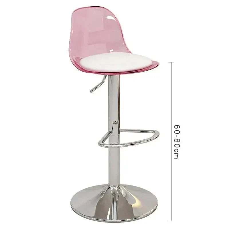 Acrylic Reception Bar Stools for Kitchen Counter