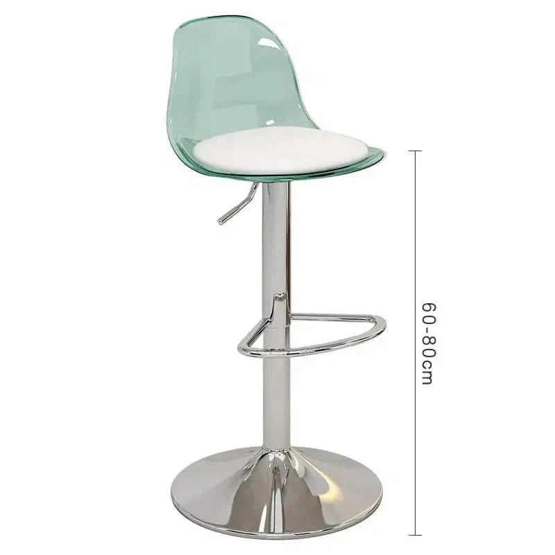 Acrylic Reception Bar Stools for Kitchen Counter