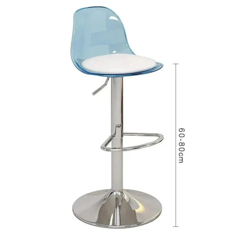 Acrylic Reception Bar Stools for Kitchen Counter