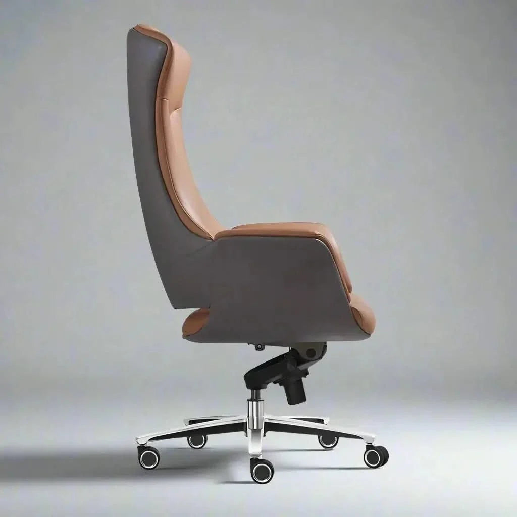 Adjustable Executive Luxury Office Chair – Ergonomic Swivel Leather Chair