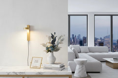 Adjustable LED Wall Reading Lamp with Switch – Modern Metal Wall Light