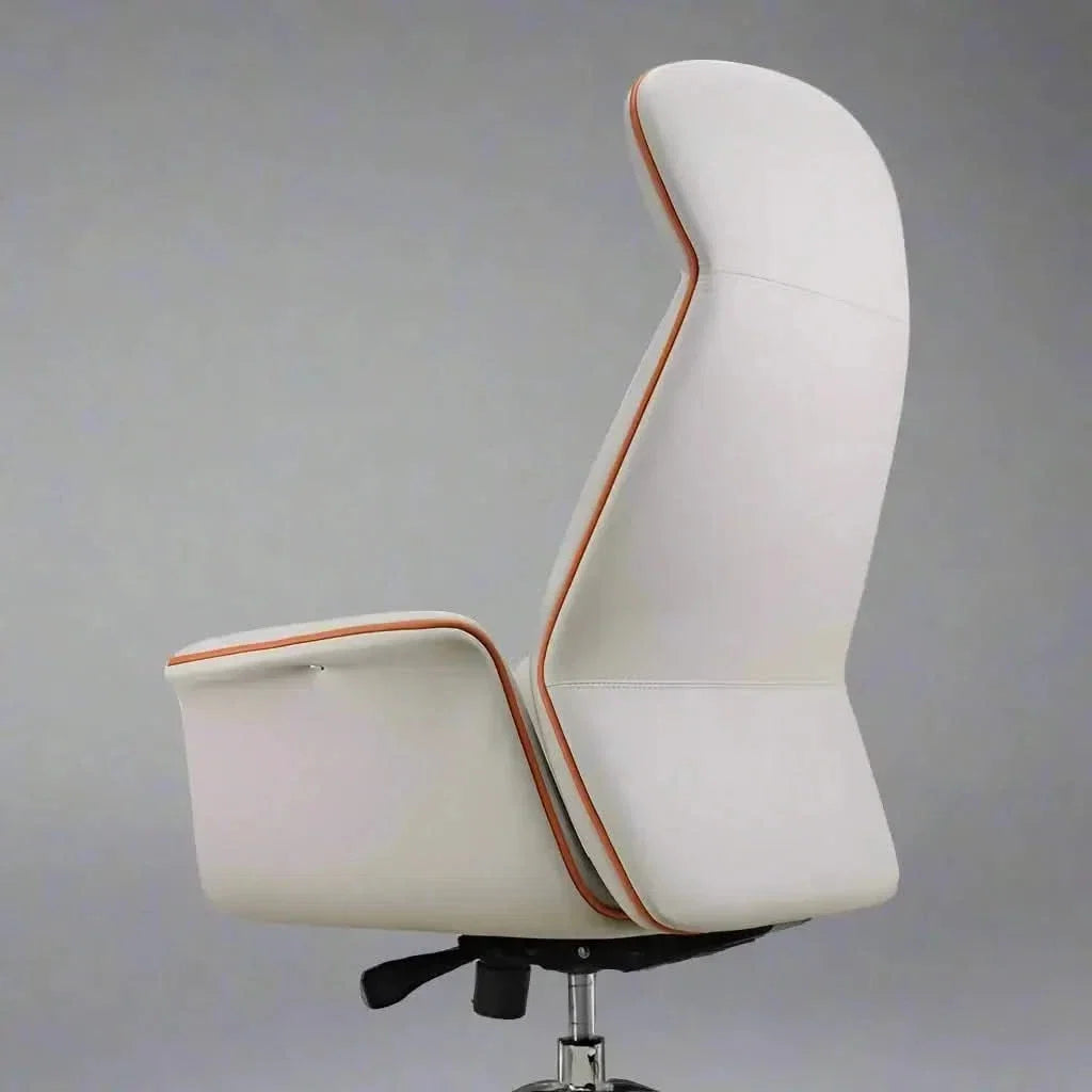 Adjustable Swivel Leather Executive Office Chair – Ergonomic Recliner