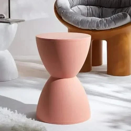 Aesthetic Minimalist Round Stool | Designer Seating in 15 Colours | 30x43cm