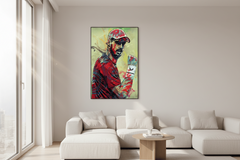 Andy Murray Tennis Legend Sports Canvas Wall Art