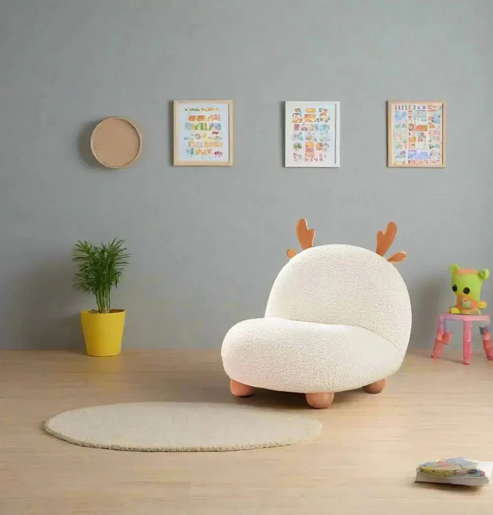 Antler Hug Kids Sofa – Deer-Inspired Comfort for Little Dreamers