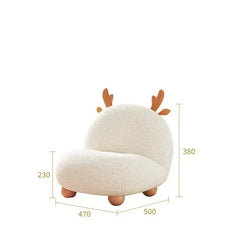 Antler Hug Kids Sofa – Deer-Inspired Comfort for Little Dreamers