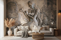 Artistic Mermaid Haven Wallpaper Mural