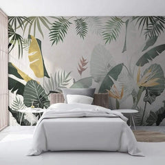 Banana Leaves Tropical Wallpaper Mural