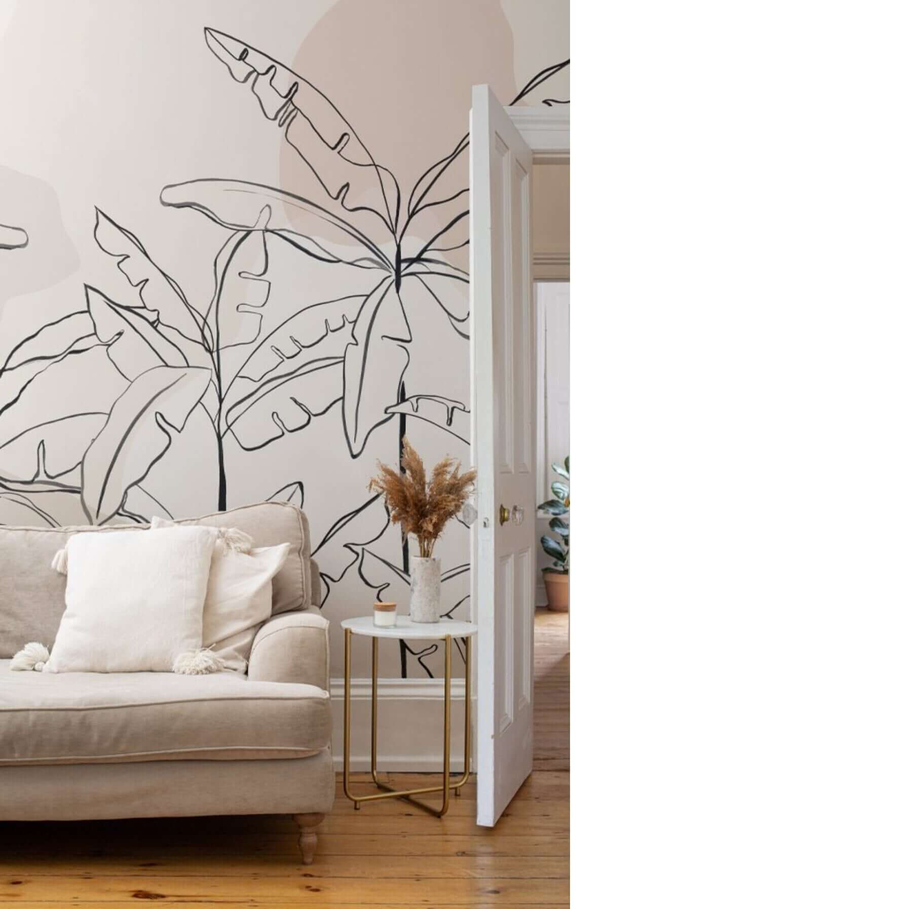 Banana Tree Wallpaper Mural