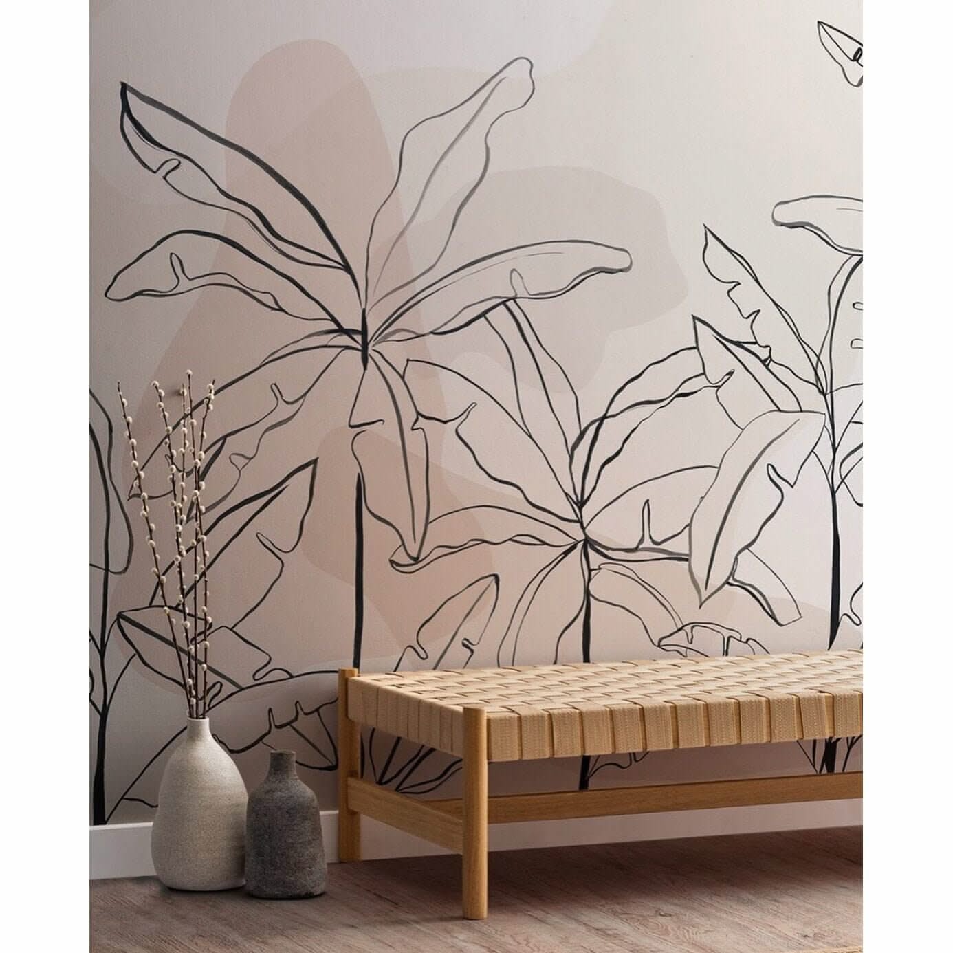Banana Tree Wallpaper Mural