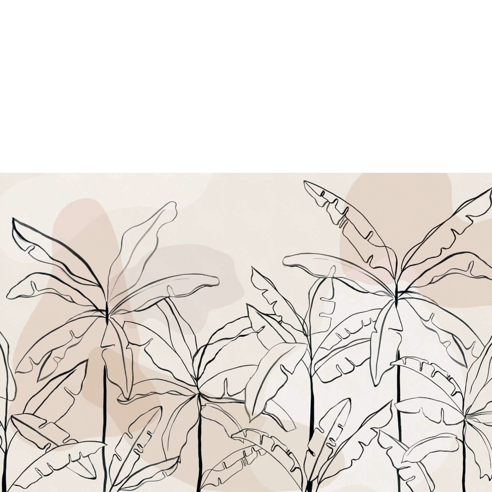 Banana Tree Wallpaper Mural