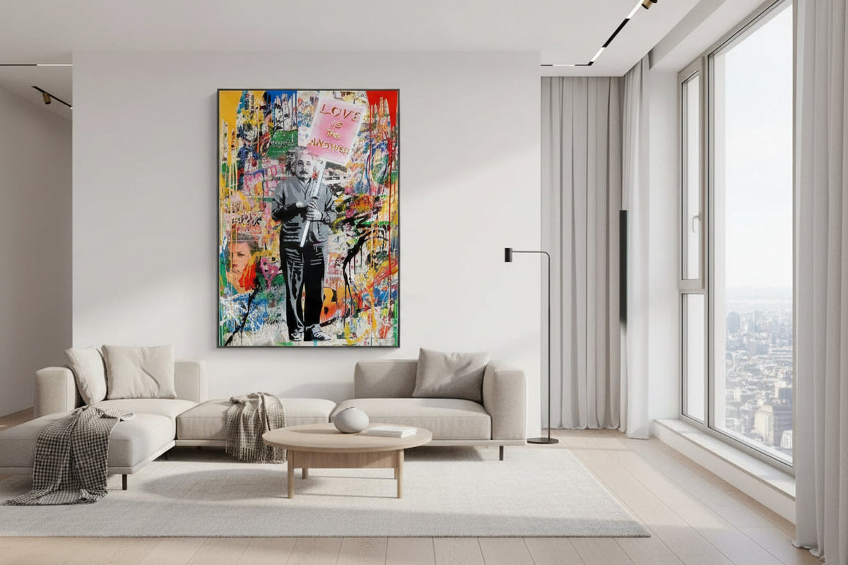 Banksy Abstract Portrait Canvas Art Prints for Home Decor