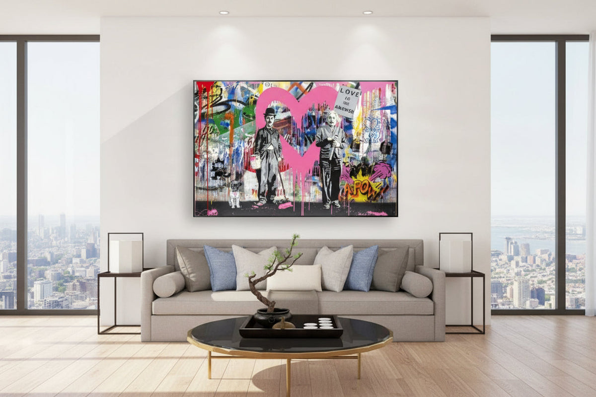 Banksy Artwork Love Is Answer Canvas Wall Art