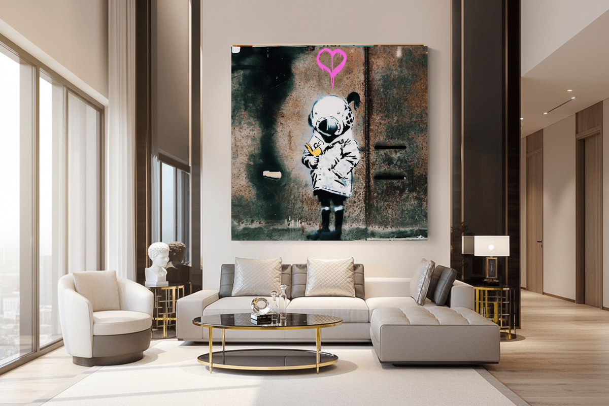 Banksy Follow your Dreams Canvas Wall Art