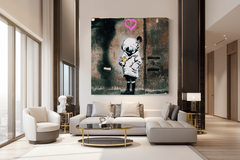 Banksy Follow your Dreams Canvas Wall Art