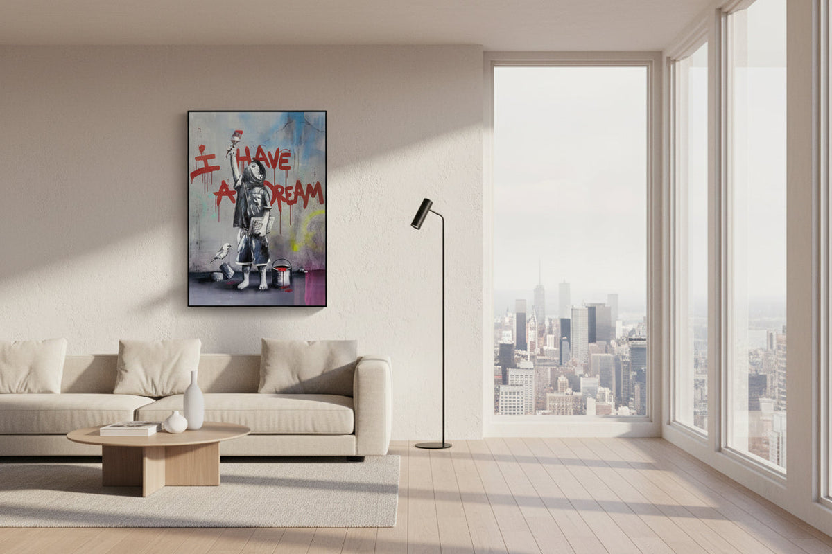 Banksy I have a Dream Canvas Wall Art