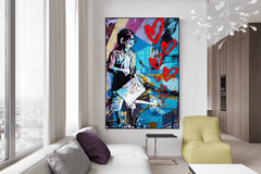 Banksy Steet Art Boy Planting Love Canvas Wall Art