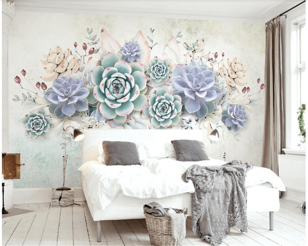 Beautiful Flowers Wallpaper Mural