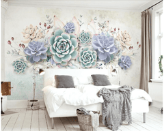 Beautiful Flowers Wallpaper Mural