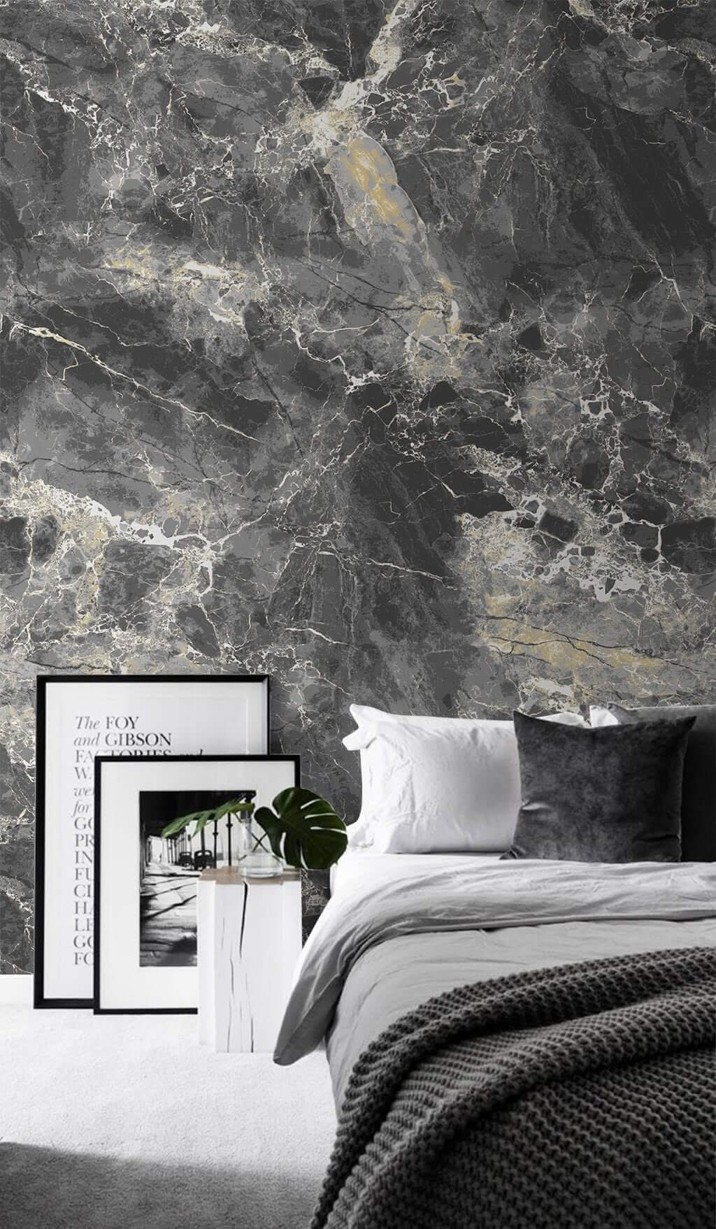 Black Marble Theme Wallpaper